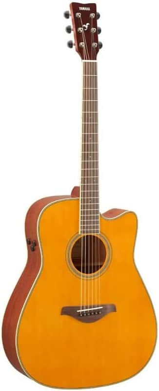 Yamaha FSC-TA TransAcoustic Concert Cutaway Acoustic-Electric Guitar - Brown Sunburst image 1
