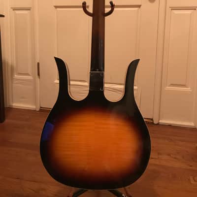 Danelectro neck on a Longhorns body.  Late 1960’s Aged Faded Tobacco Burst image 4