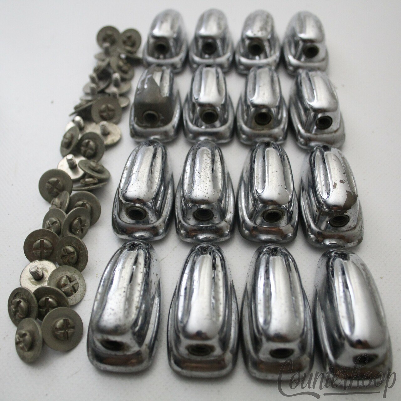Slingerland 16x Small Sound/Radio King Lugs Tom Drum Chrome Nickel Screws 50s US — main photograph