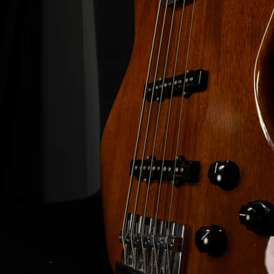 Fender Deluxe Active Jazz Bass Okoume V 2015 - Natural image 4