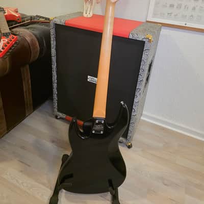 ESP Jazz Bass J-Four Tuxedo Black MIJ Japan Pro Artist Ex-Studio Bass image 8