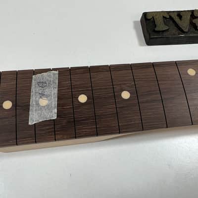 General Vintage Tone NOS Dalbergia Nigra electric guitar neck for S style ( Brazilian Rosewood ) Slab board full finished - Nitro image 2