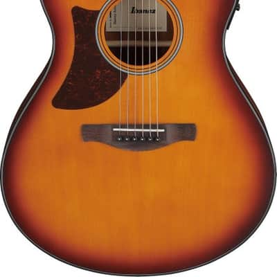 Ibanez AAM50LCE Advanced Acoustic Auditorium Left-handed Acoustic-electric Guitar - Open Pore Light Brown Sunburst image 2