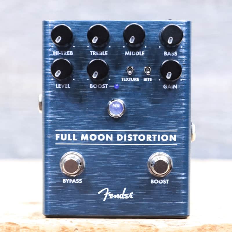 Fender Full Moon Distortion 3-Band EQ High-Gain Distortion Effect Pedal w/Box image 1