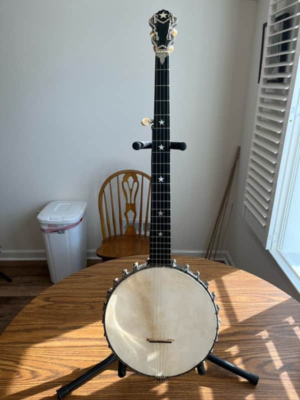 ca 1901 JB Schall "Waldo" 5 String Banjo image 1