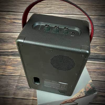 Marshall  Tufton Wireless Bluetooth Speaker (Black and Brass) image 4