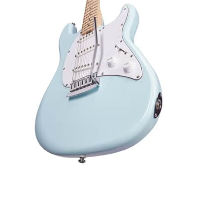 Sterling by Music Man Cutlass SSS Daphne Blue image 4
