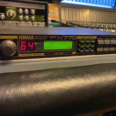 Yamaha FX770 90s guitar multi effects processor made in Japan amp