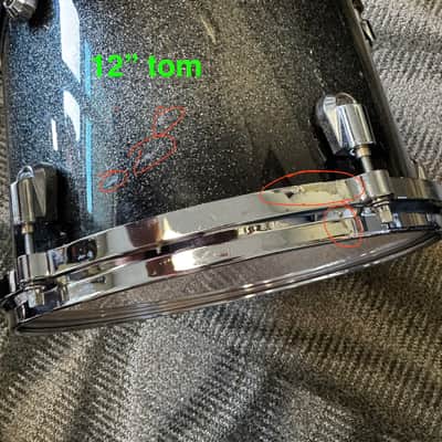 YAMAHA Maple Custom Absolute Nouveau 6 Piece Drum Set Japan MIJ image 13
