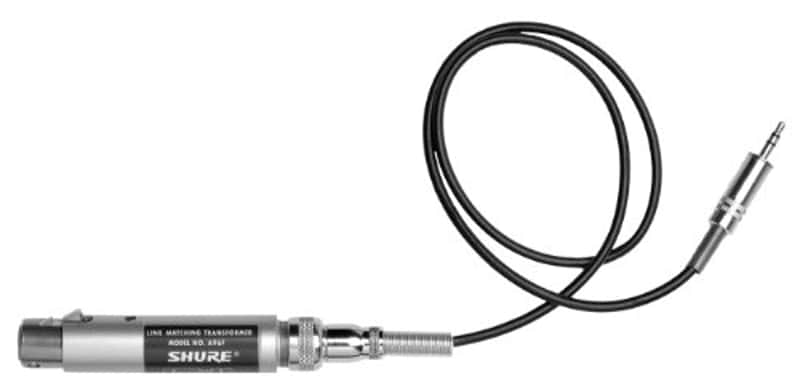 Shure A96F | Camcorder Interface (XLR to 3.5 mm) image 1