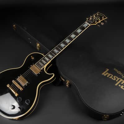 1989 Gibson Les Paul Custom - Ebony | USA Vintage Post Norlin Good Wood Era Bill Lawrence Humbucker HB-R/HB-L Humbucker Pickups Gold Hardware | Case image 25