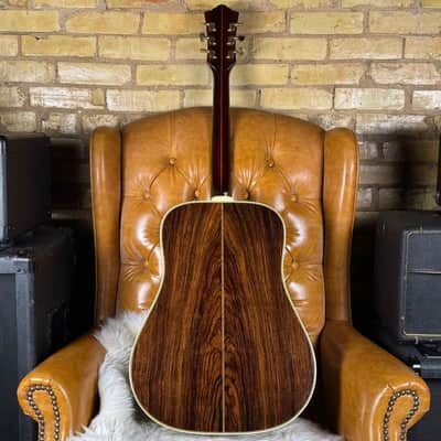 1975 Guild D55 LH Vintage Left Handed Westerly RI Natural Acoustic Guitar! image 2