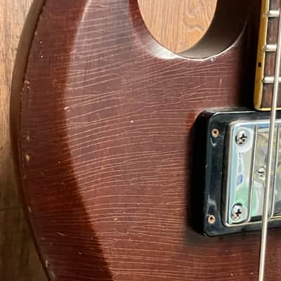 Gibson EB-3 Vintage SG Bass 1969 Walnut headstock repair EB3 image 4