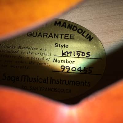 Kentucky KM-150S mandolin Sunburst image 8