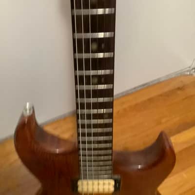 Cort Neck-Thru Early 80s Natural Wood Grain Electric Guitar image 6