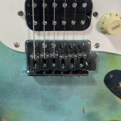 Strat style electric guitar (aged relic) image 4