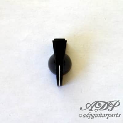 1 black plastic Chicken Head / Pointer Knob for 6mm pots image 4