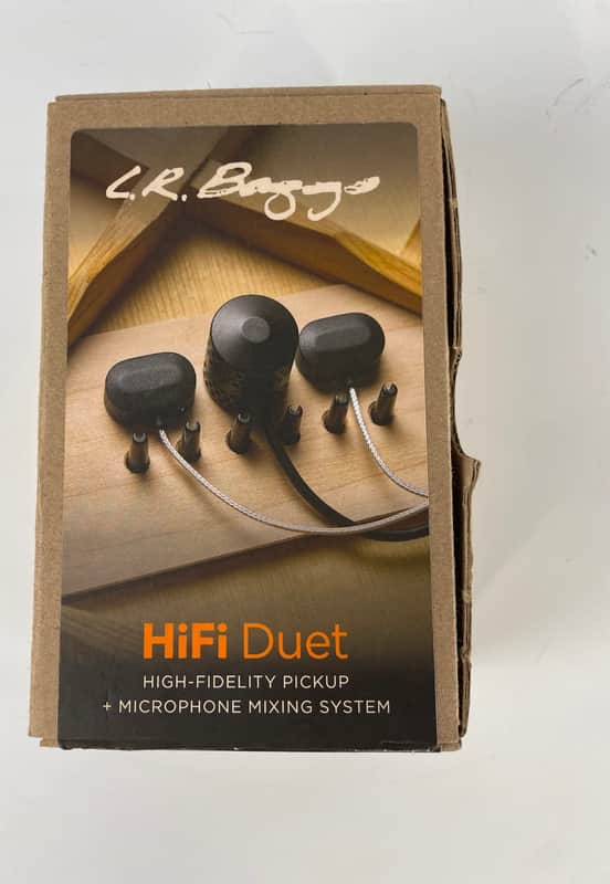 Immagine LR Baggs HiFi Duet Acoustic Guitar Pickup/Preamp System, Black - 1