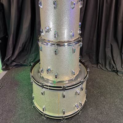 Ludwig 1970s 3 Ply Silver Sparkle "Bonham" Set. (Almost) Excellent!! image 3