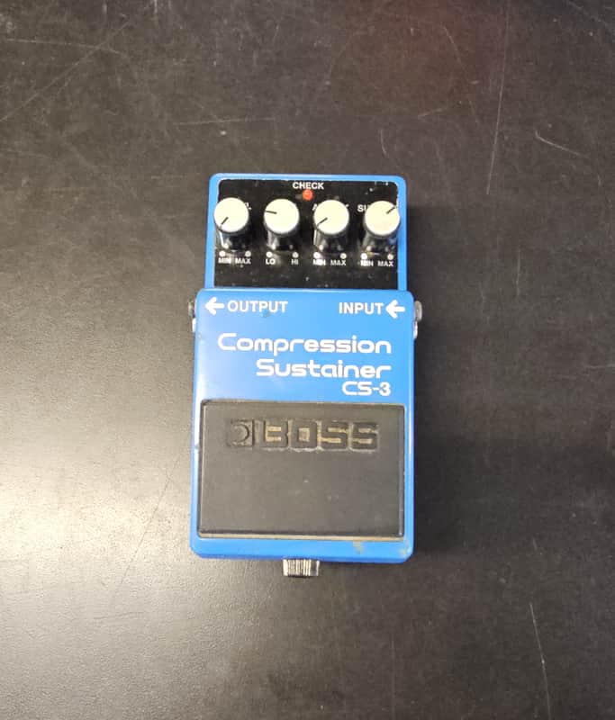 Boss CS-3 Compression Sustainer (Silver Label) 1997 - Present - Blue image 1