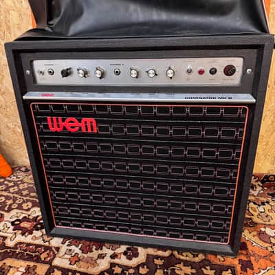 Vintage 1970s WEM Watkins Dominator MKIII MK3 Valve Guitar Amplifier 1x12 Combo image 6