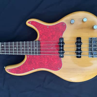 Yamaha BB Limited 5 (BB LTD 5) – 1990s – Natural Finish – Warmoth Neck – Vintage 5-String Bass image 2