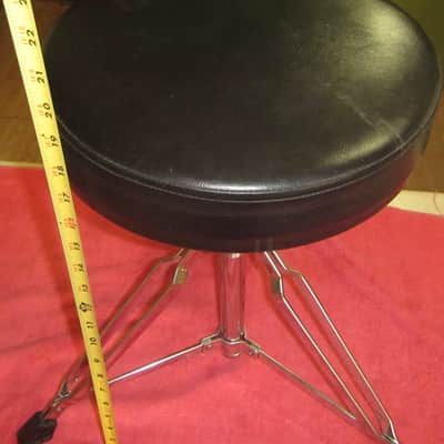 Percussion Plus Drum Throne 2000's - Black /chrome image 4