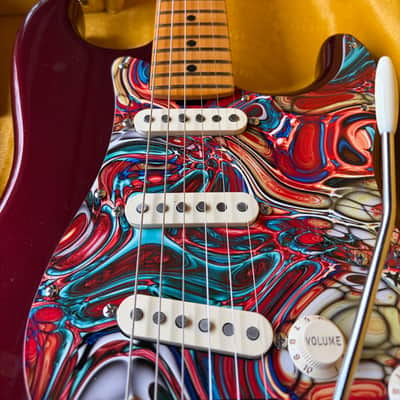 Fender ERIC JOHNSON Vintage Loaded 2000 MOD Stratocaster 2000’s - Candy Apple Metalflake image 3