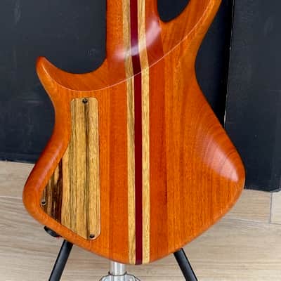 Warrior Dran Michael 5-string Bass "NAMM" 2020 - stunning featherweight Spalted Maple NAMM Show display model # 9. image 4
