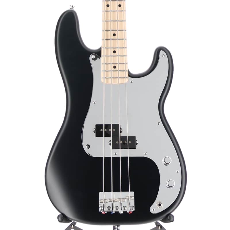 Fender Certified Pre-Owned Limited Edition 50th Anniversary Steve Harris Precision Bass, Maple Fingerboard, Satin Black (E9) (45385) image 1