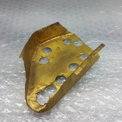 1968 Gibson SG Control Cavity Brass Plate image 4