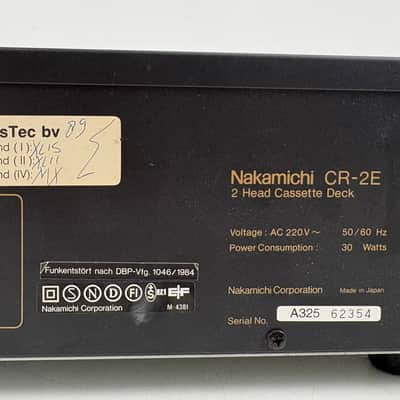 Nakamichi - CR-2E - 2-Head - Stereo Cassette Deck image 7