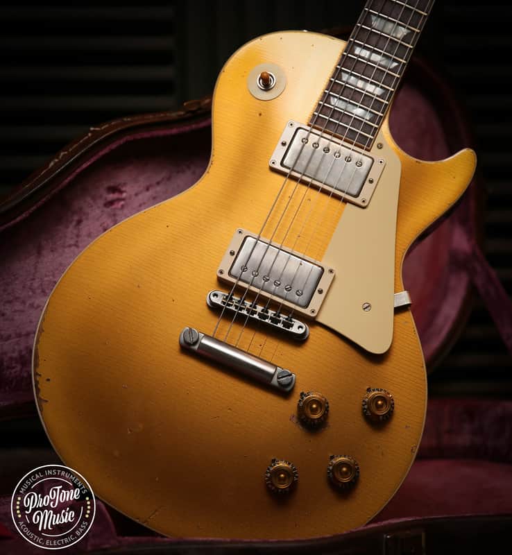 Gibson Les Paul 57' Custom Shop 60th Anniversary Heavy Aged Limited Edition Goldtop image 1