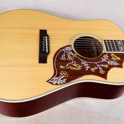 Orville by Gibson Hummingbird MIJ 1991 Natural Lacquer Finish Japan OBG w/ Hard Case image 5