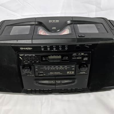 SHARP WQ-CH1500 Portable Boombox 5 CD Changer Stereo Radio Cassette Player - Tested 90's image 9