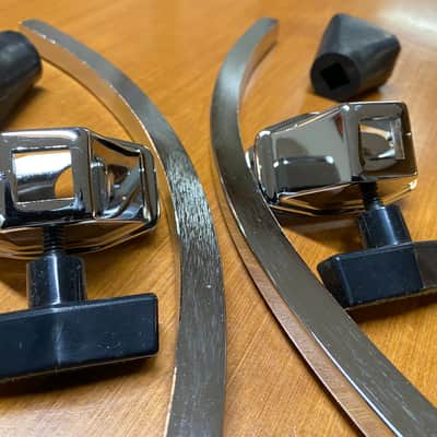 Ludwig Vintage Bass Drum Spur Mounts and Spurs (1/2"), 1970s/80s image 5