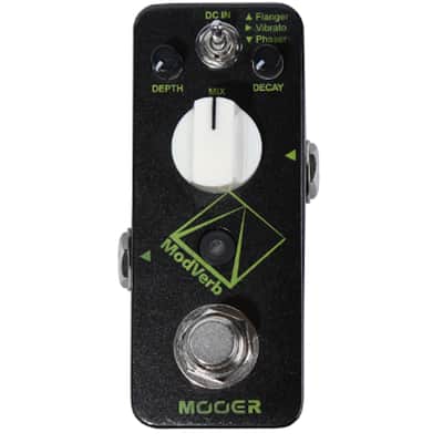 Mooer ModVerb Digital modulation/reverb Pedal with Flanger/ Vibrato/ Phaser + TAP image 2