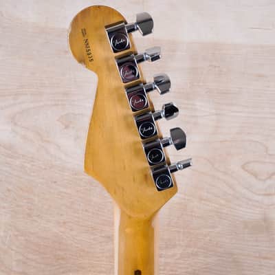 Fender American Standard Stratocaster USA 1995 Black Schecter MonsterTone PUs w/ Bag image 23