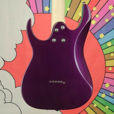 Used Ibanez Gio Mikro Electric Guitar, Purple, Carry Bag image 6