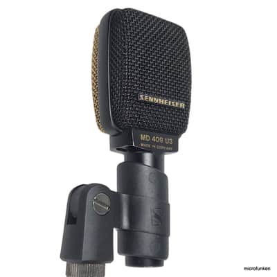 Sennheiser MD409-U3 ✓Serviced 80s Vintage Dynamic Microphone # 14255 image 5