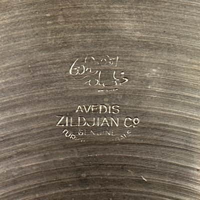 14" Zildjian A 1940s-1950s Trans Stamp THIN Hi-Hat Cymbal Pair 610g/642g *Video Demo* image 10