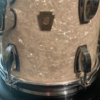 Ludwig Classic Maple 4 piece set 2000’s - vintage marine pearl image 13