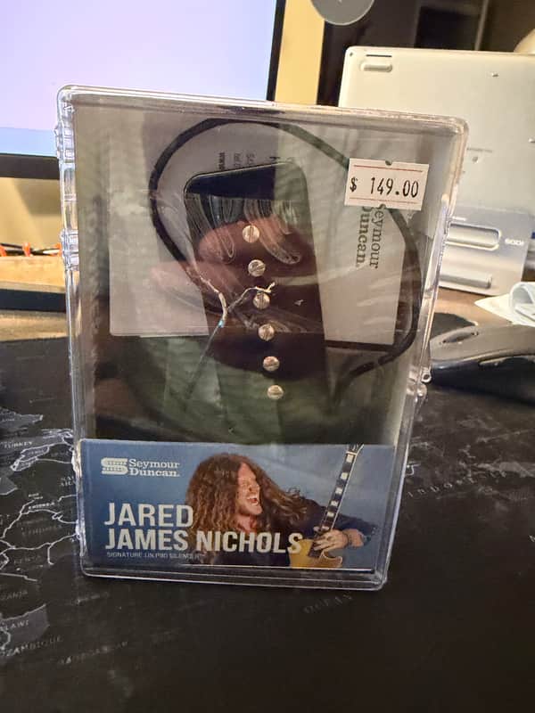 Seymour Duncan JJN P90 Silencer Soapbar Jared James Nichols Signature Bridge Pickup 2023 - Present - Black Cover image 1