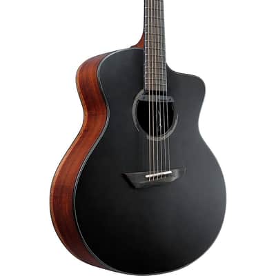 Ibanez Jon Gomm Signature Acoustic Electric Guitar Regular Black Satin image 1