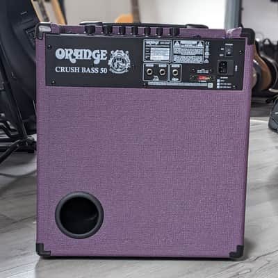 Orange Crush Bass 50 Glenn Hughes Limited Edition 50-Watt 1x12" Bass Combo 2021 - Purple image 8