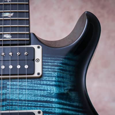 PRS USA Paul Reed Smith Custom 24 Floyd 10 top "Cobalt Blue + Ebony" (2024) image 9