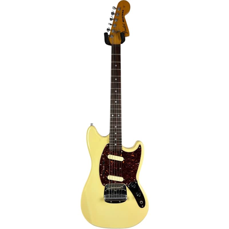 Fender Japan 69 Reissue Mustang 1984-1987 - Vintage White | Reverb