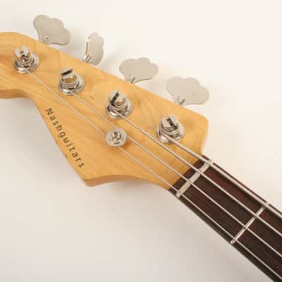 Nash Bass JB-63 3 Tone Burst Lollar Pickups Left Handed GRT-497 image 6