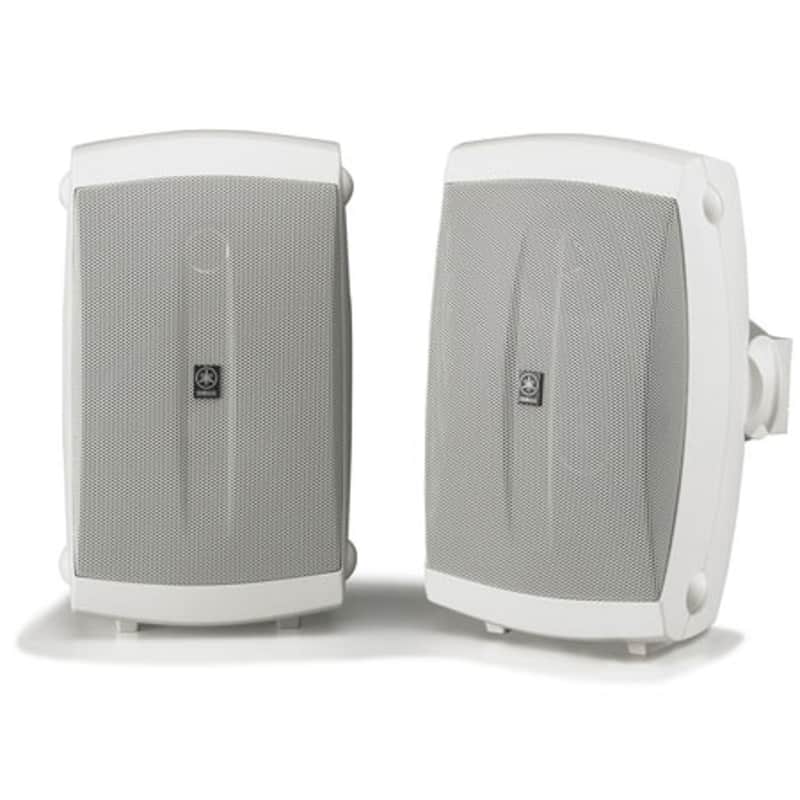 Yamaha NS-AW150W 5" All-Weather Speaker with Wide Frequency Response, Pair, White image 1