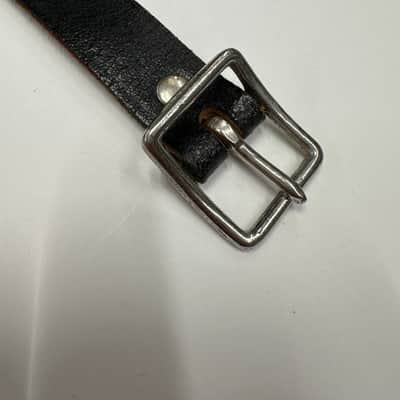 Vintage Fender Leather Strap 1950s 1960s Black Pre-CBS image 3